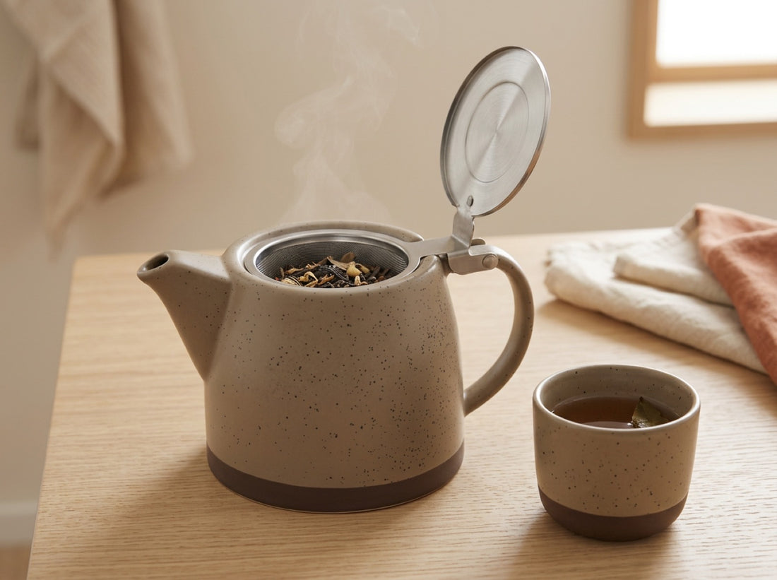 PurePot tekande med si i stål